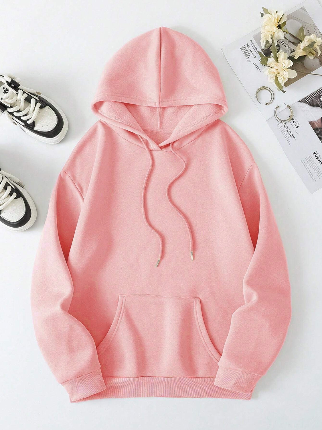 "FAITH OVER FEAR" Dropped Shoulder Hoodie