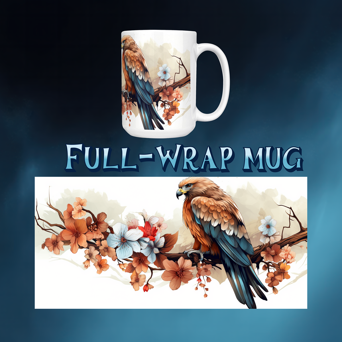 "Nature's Beauty" Full Wrap Mug