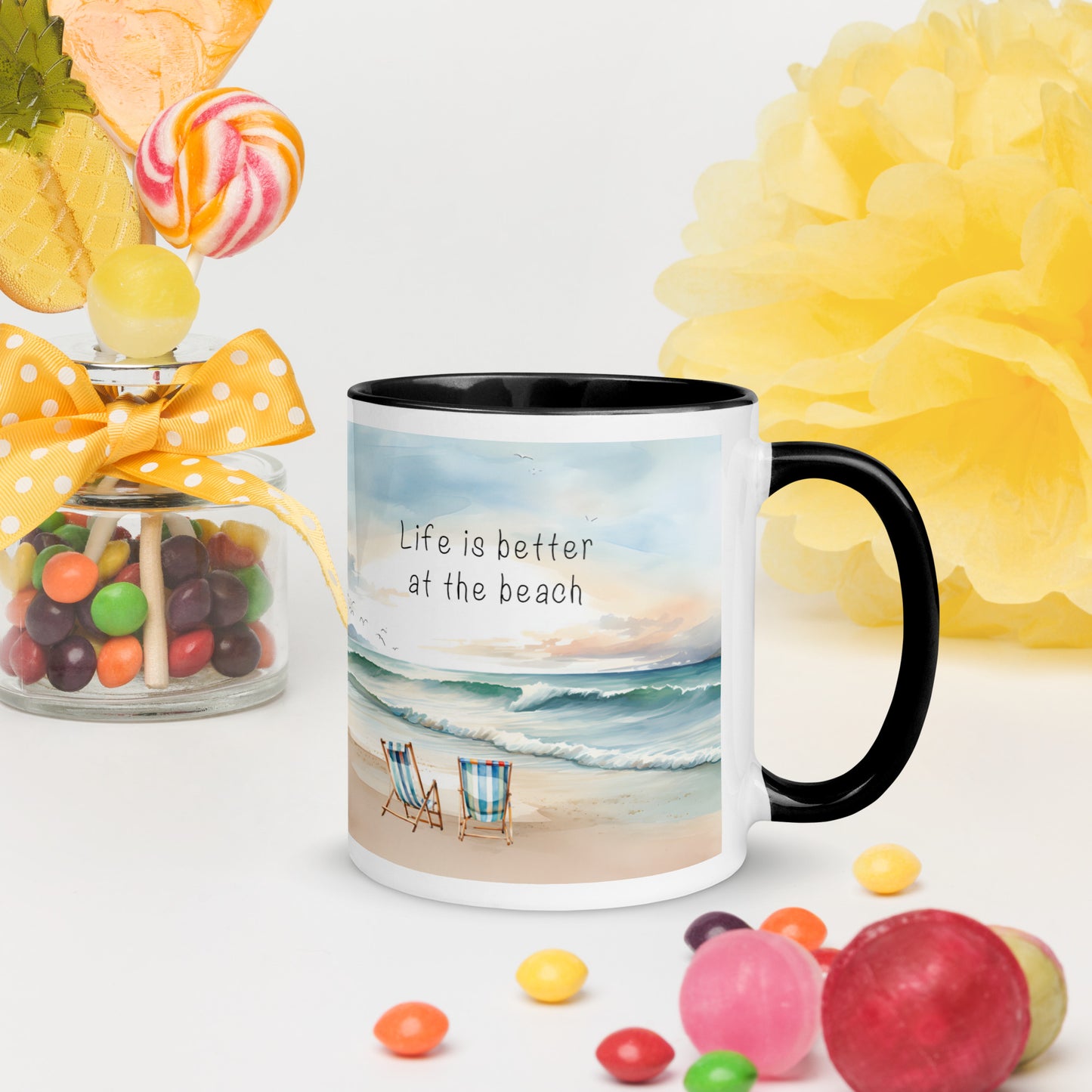 "Beach Fun" Full Wrap Mug