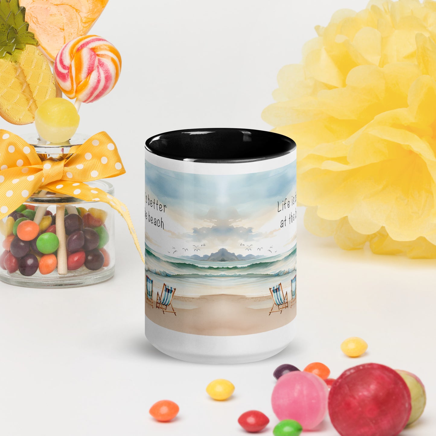 "Beach Fun" Full Wrap Mug