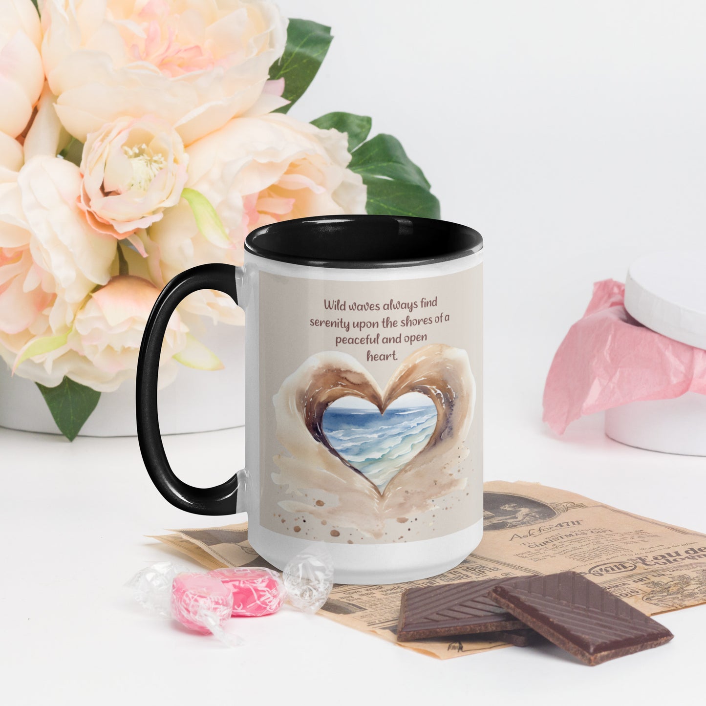"Beach & Serenity" Full Wrap Mug
