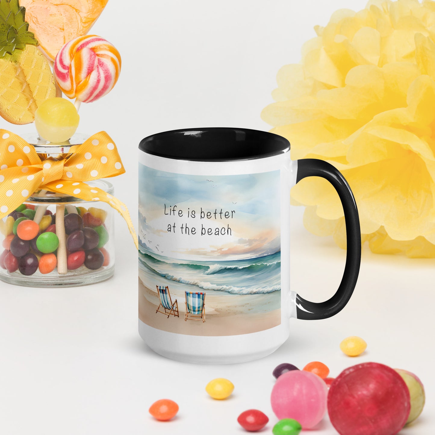 "Beach Fun" Full Wrap Mug