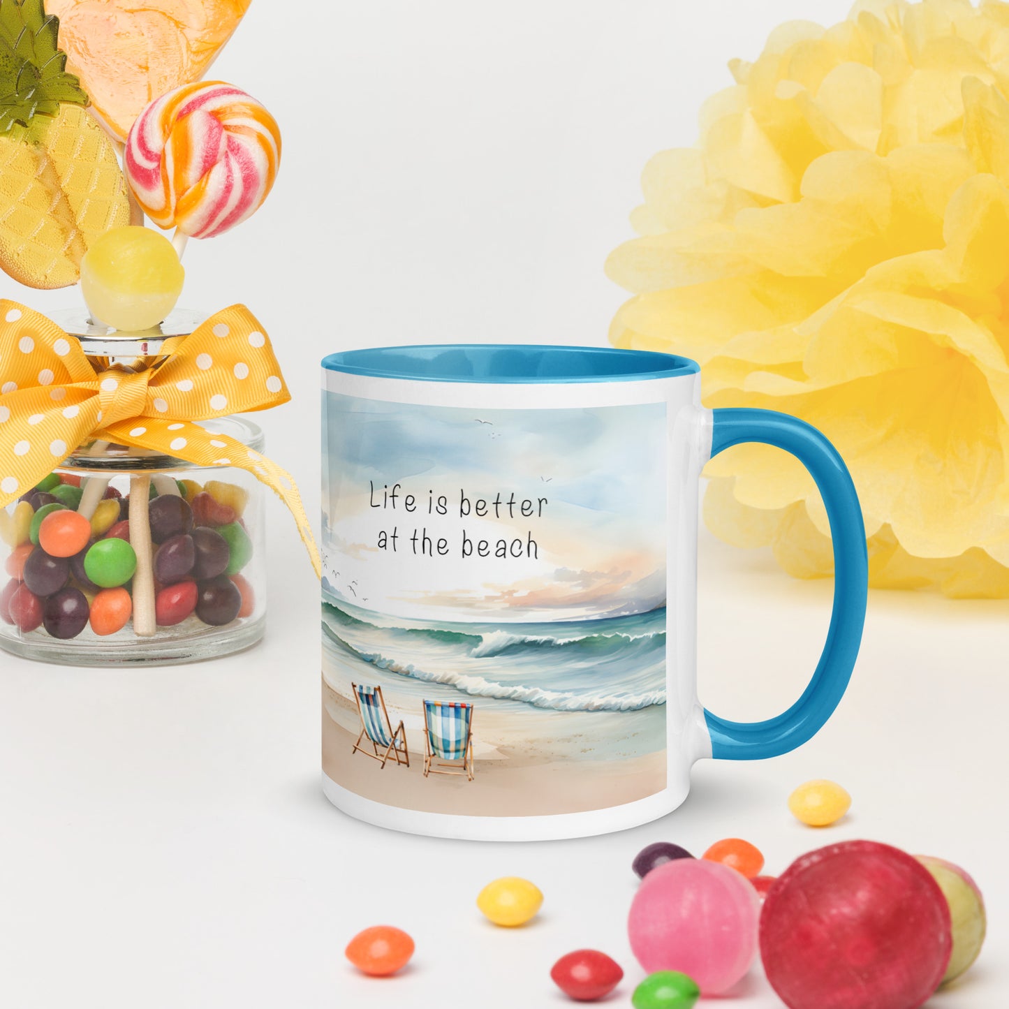 "Beach Fun" Full Wrap Mug