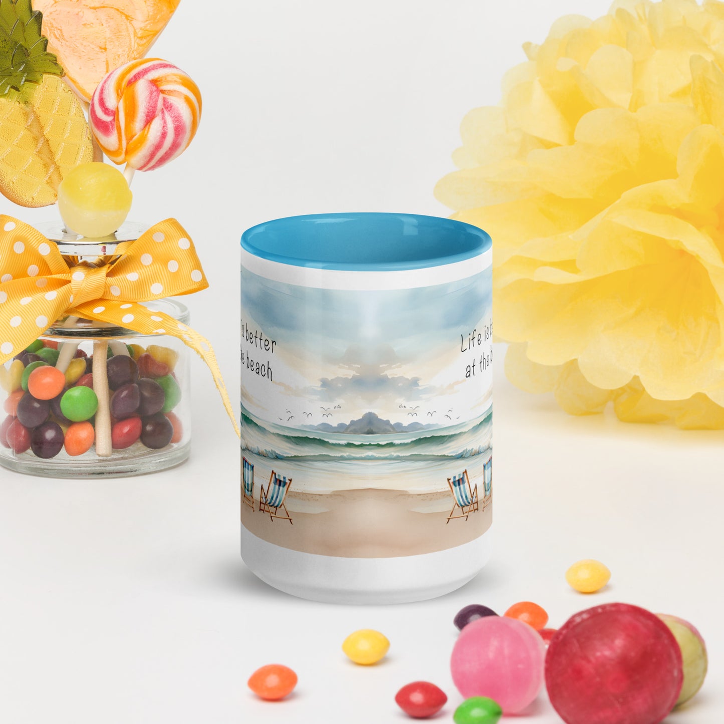 "Beach Fun" Full Wrap Mug
