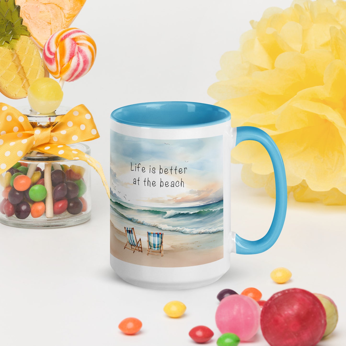 "Beach Fun" Full Wrap Mug