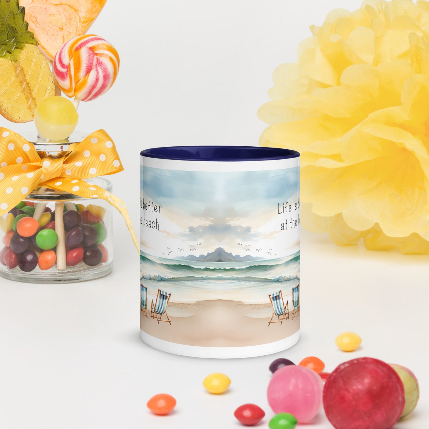 "Beach Fun" Full Wrap Mug