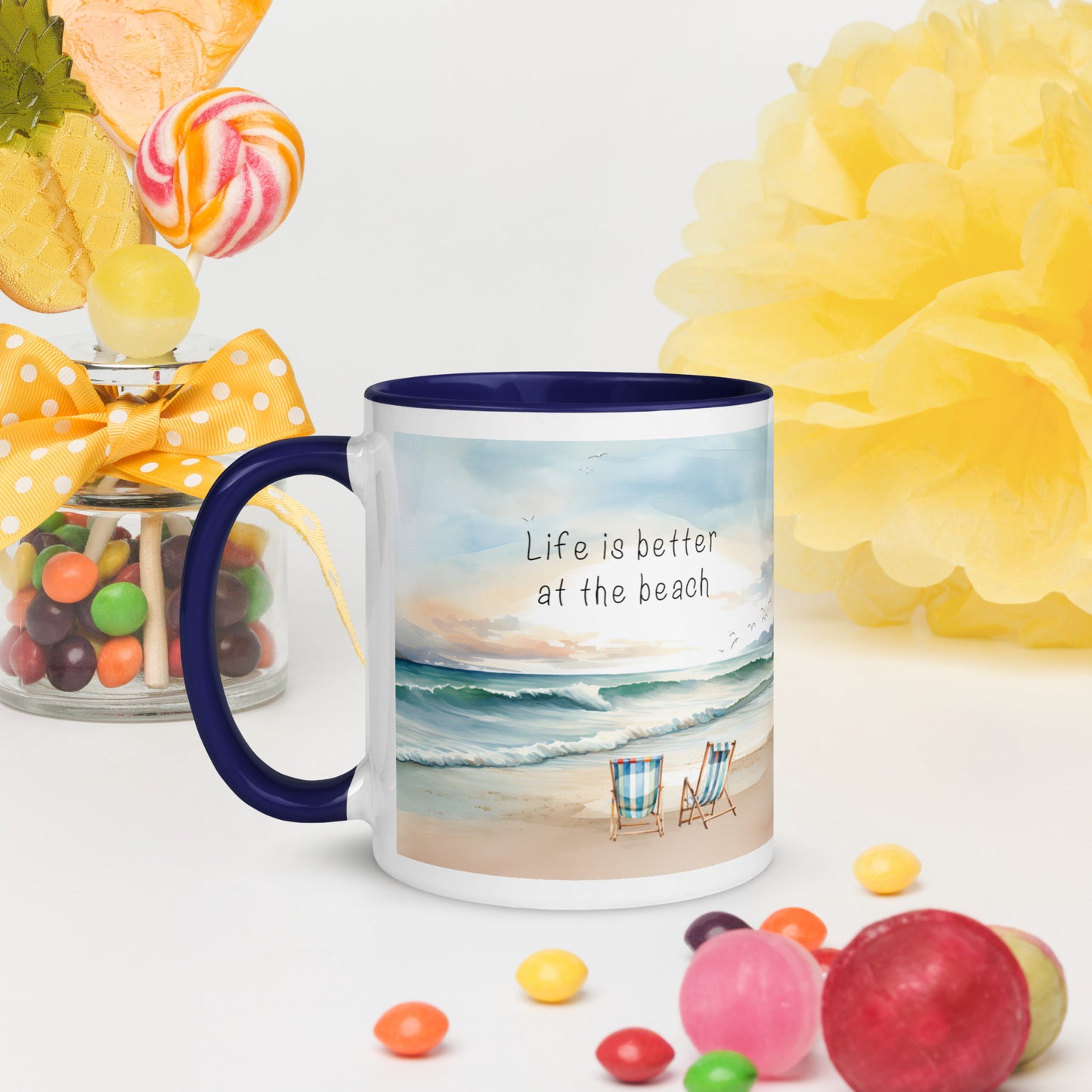 "Beach Fun" Full Wrap Mug