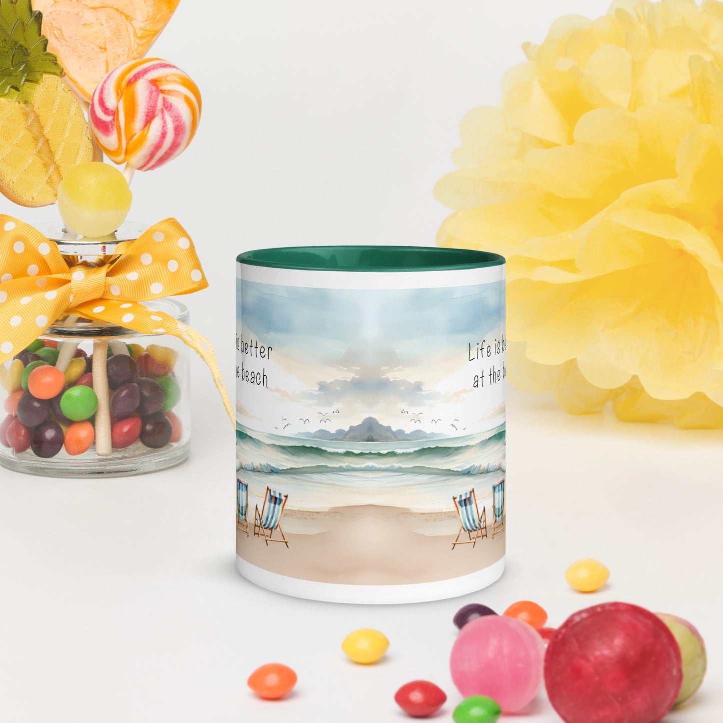 "Beach Fun" Full Wrap Mug