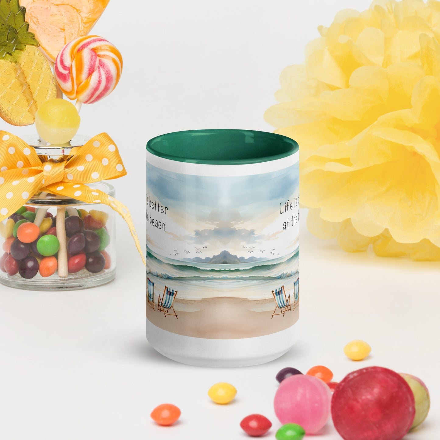 "Beach Fun" Full Wrap Mug