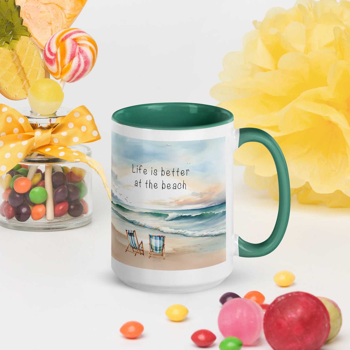 "Beach Fun" Full Wrap Mug