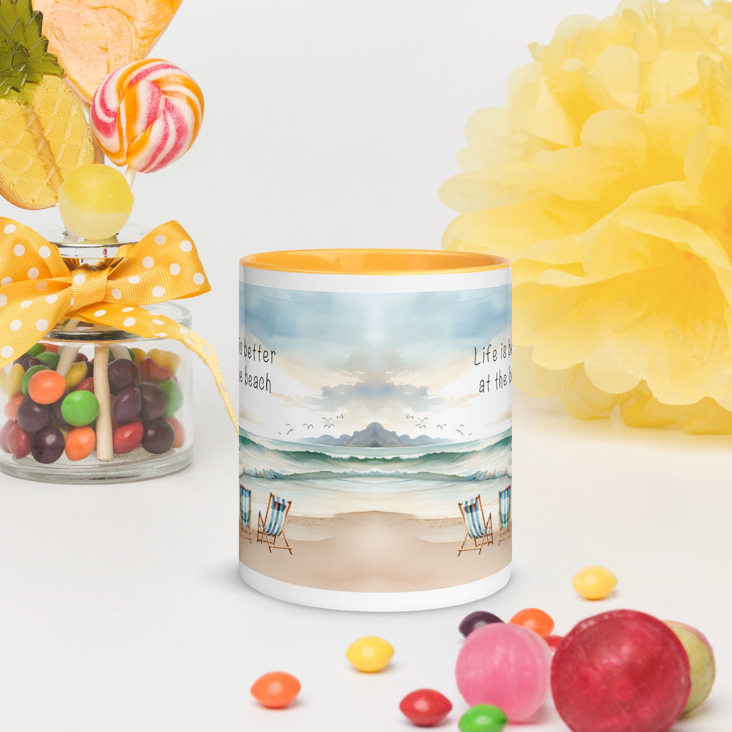"Beach Fun" Full Wrap Mug