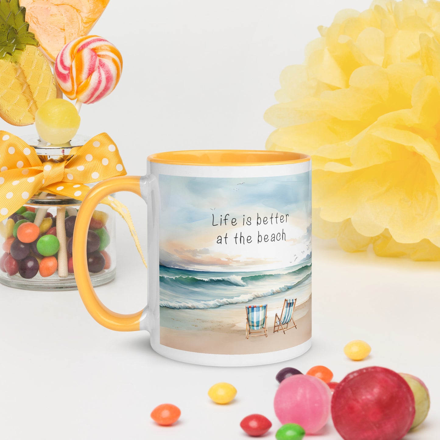 "Beach Fun" Full Wrap Mug