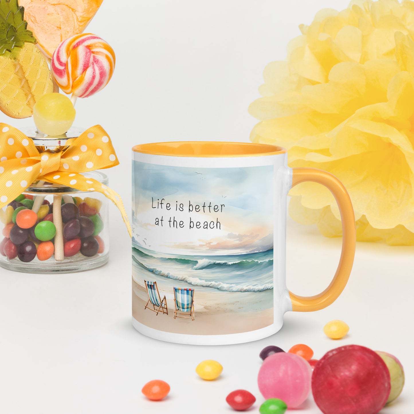 "Beach Fun" Full Wrap Mug