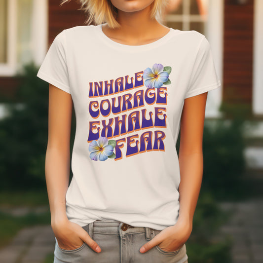 "Inhale Courage" Unisex T-Shirt