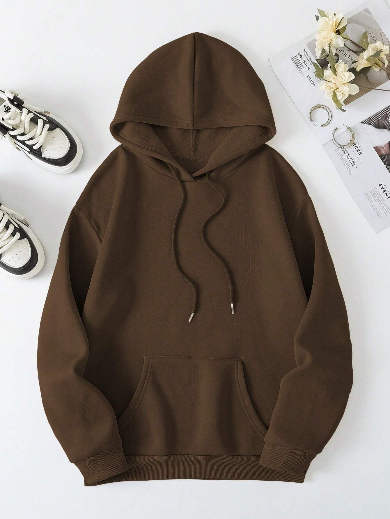 "FAITH OVER FEAR" Dropped Shoulder Hoodie