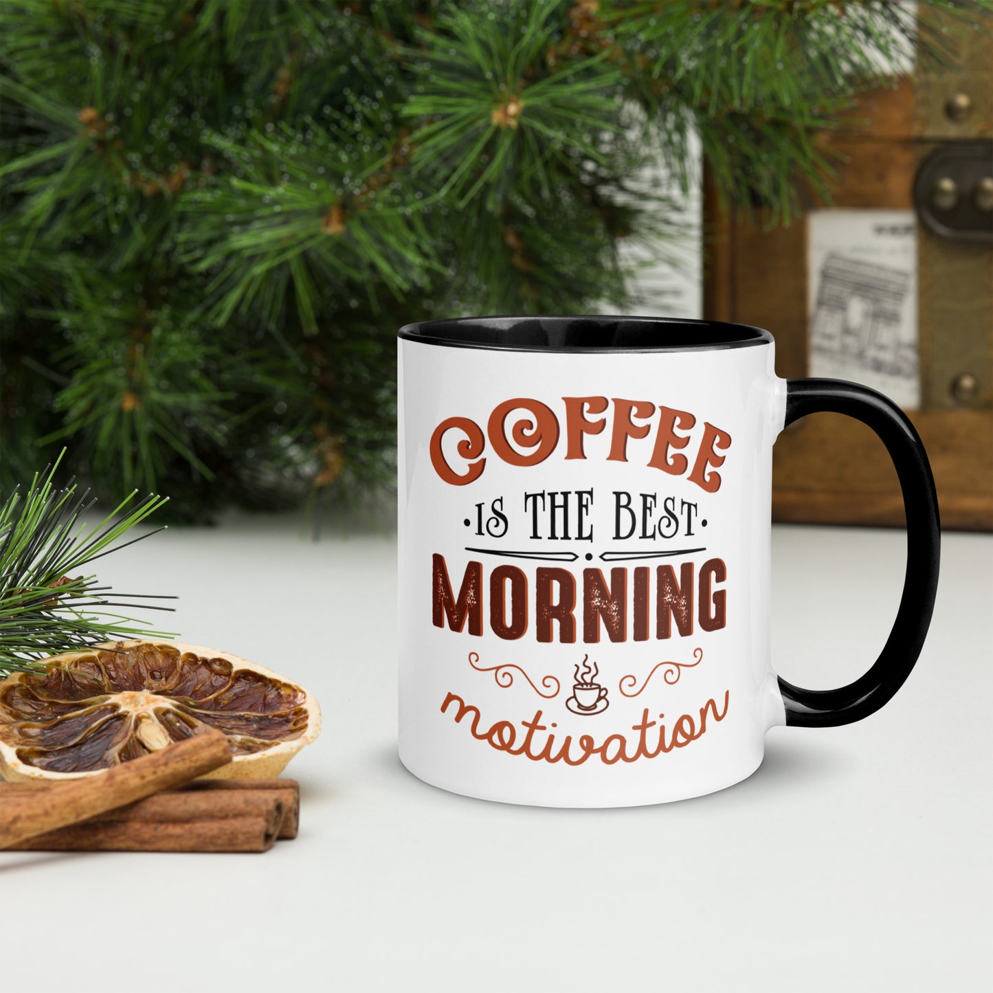 "Coffee Motivation" Double-Sided Mug