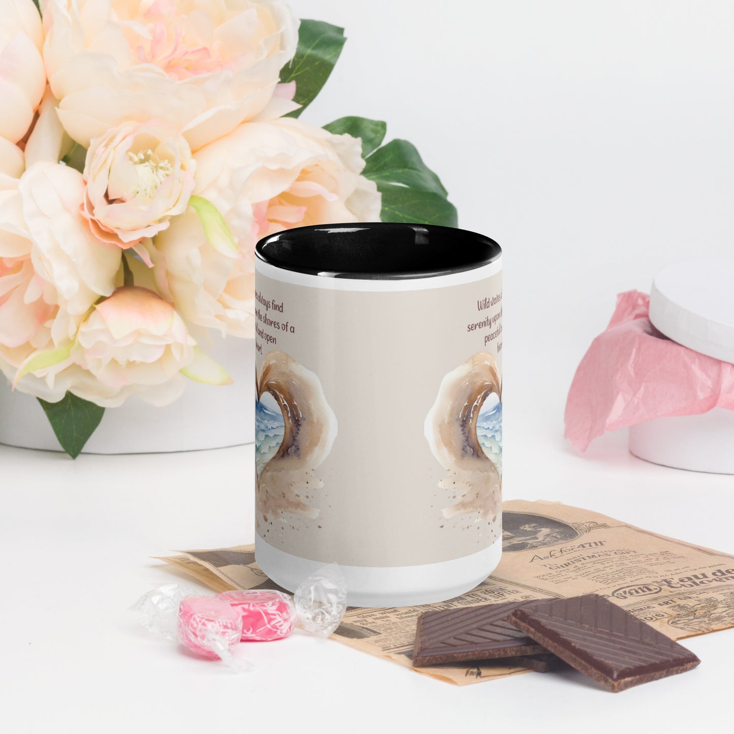 "Beach & Serenity" Full Wrap Mug