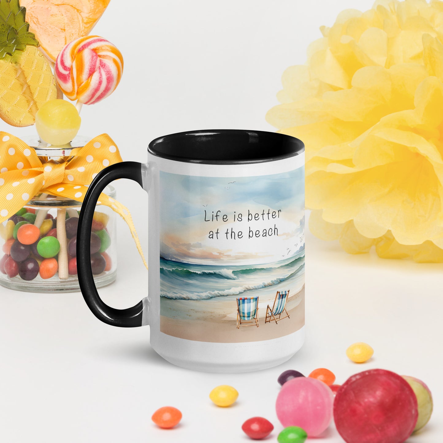 "Beach Fun" Full Wrap Mug