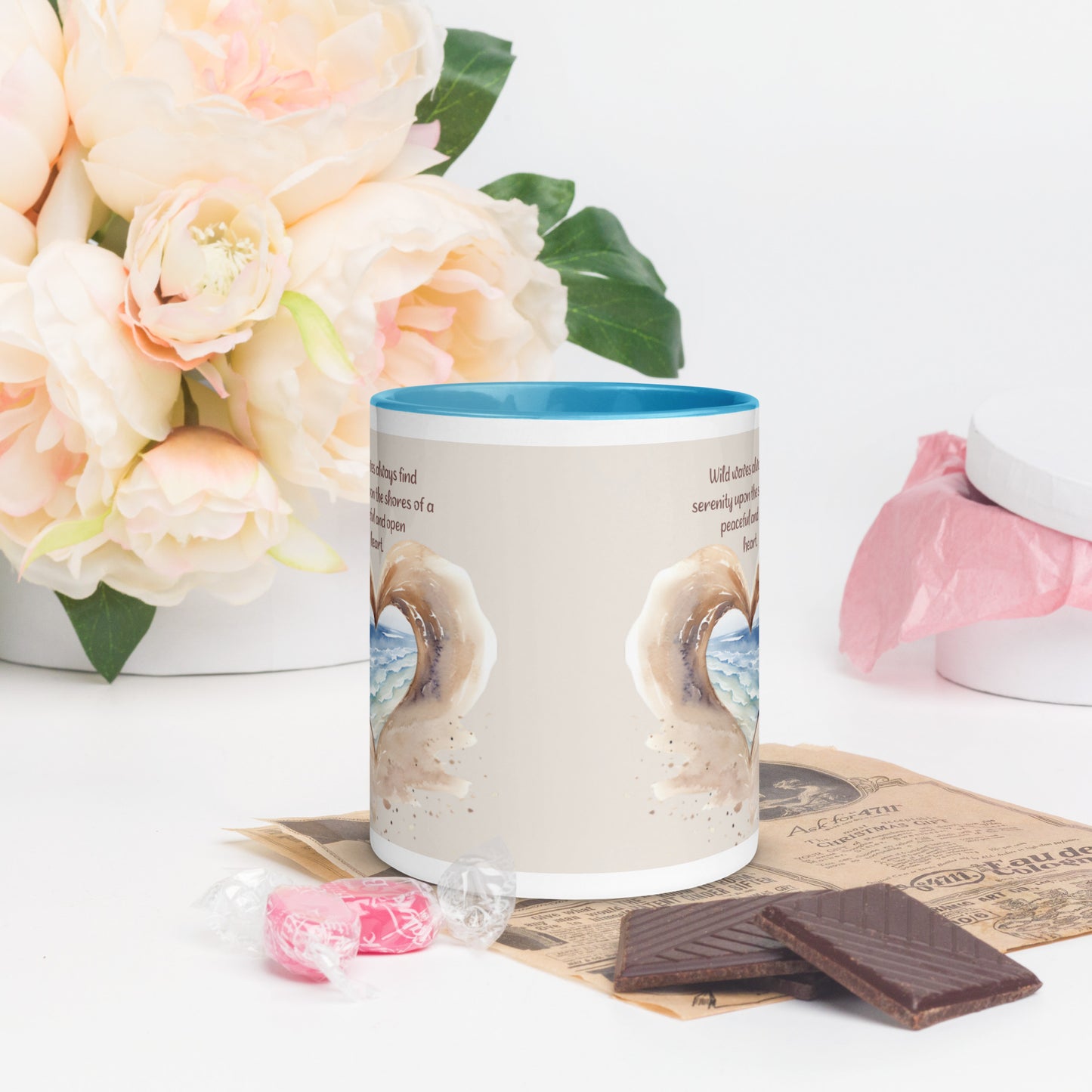 "Beach & Serenity" Full Wrap Mug