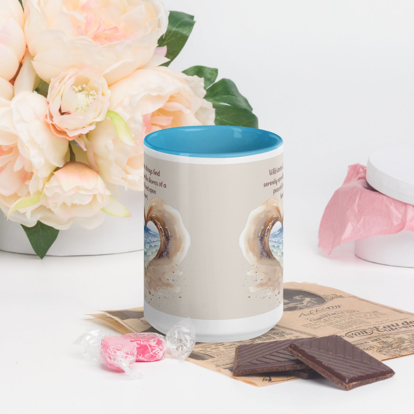 "Beach & Serenity" Full Wrap Mug