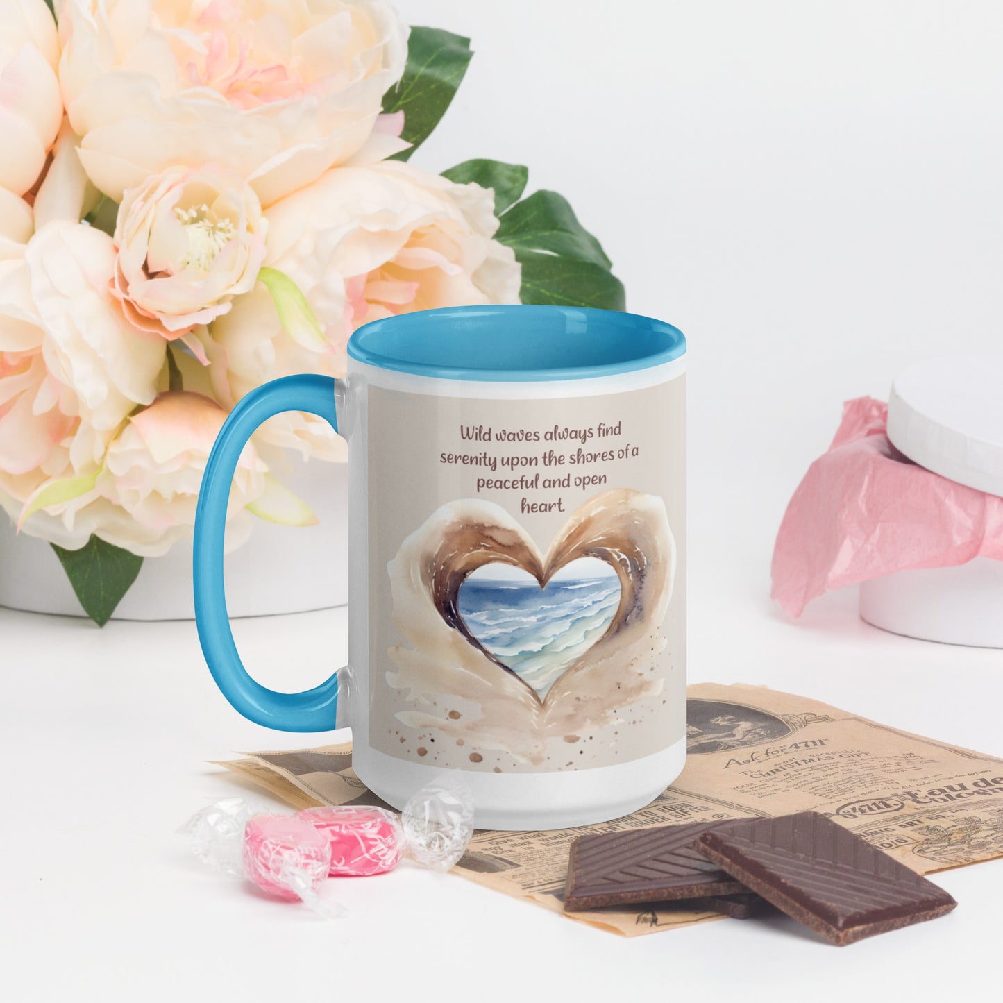 "Beach & Serenity" Full Wrap Mug