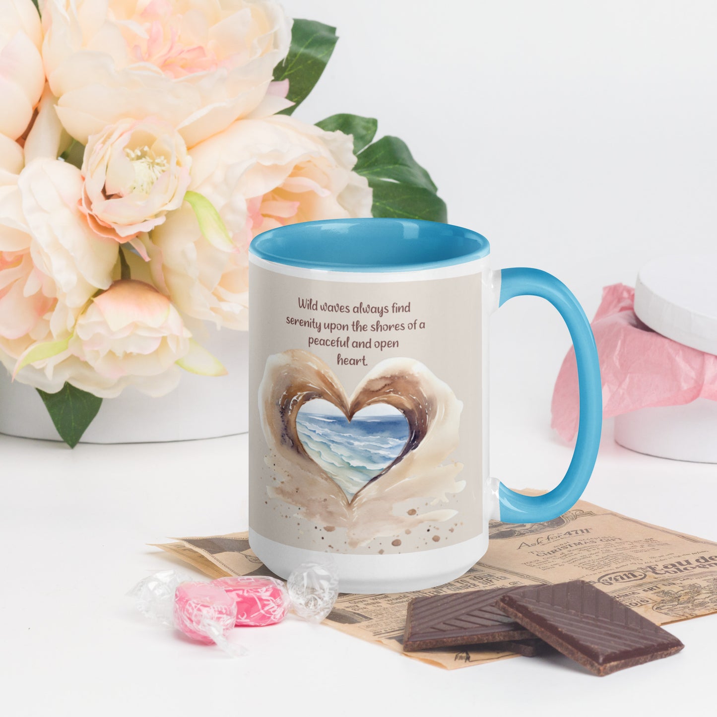 "Beach & Serenity" Full Wrap Mug