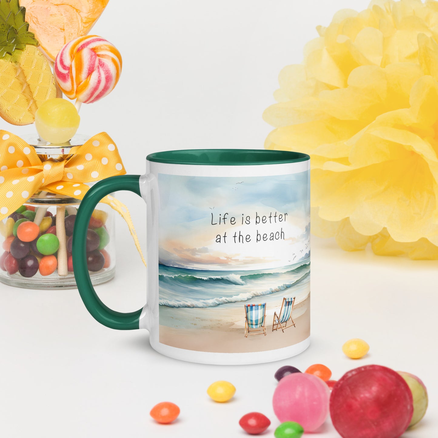 "Beach Fun" Full Wrap Mug